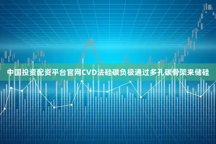 中国投资配资平台官网CVD法硅碳负极通过多孔碳骨架来储硅