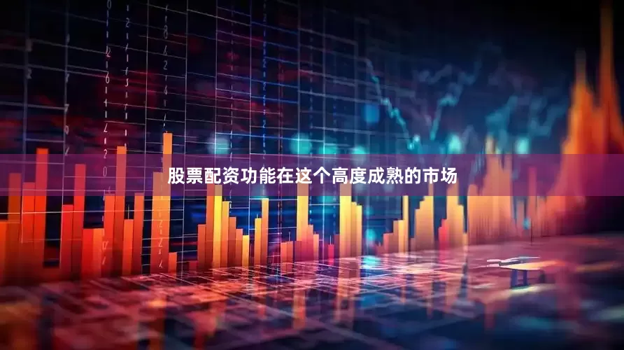 股票配资功能　　在这个高度成熟的市场